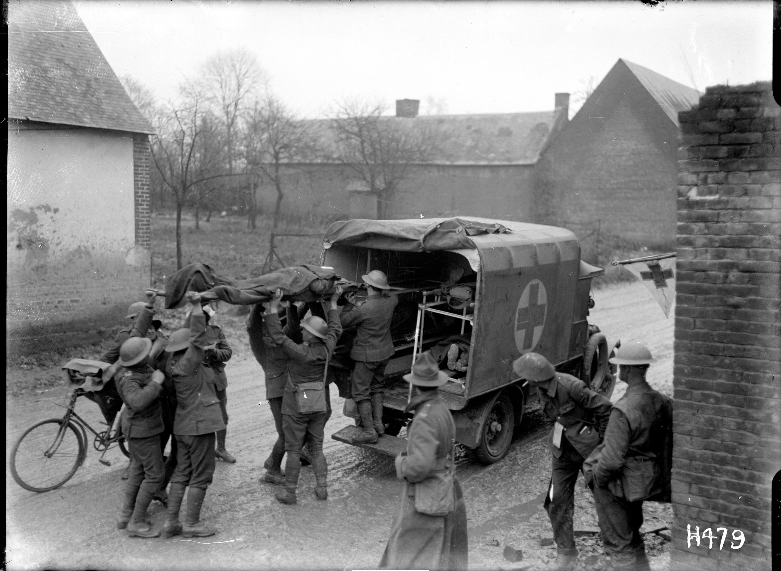 WW1 archive photo ambulance