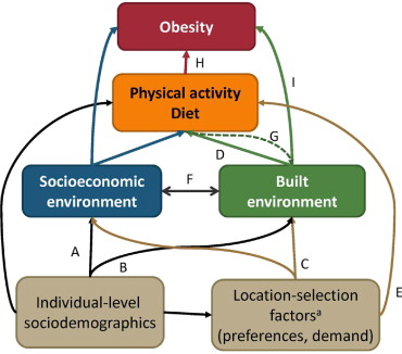 table on obesogenic environment