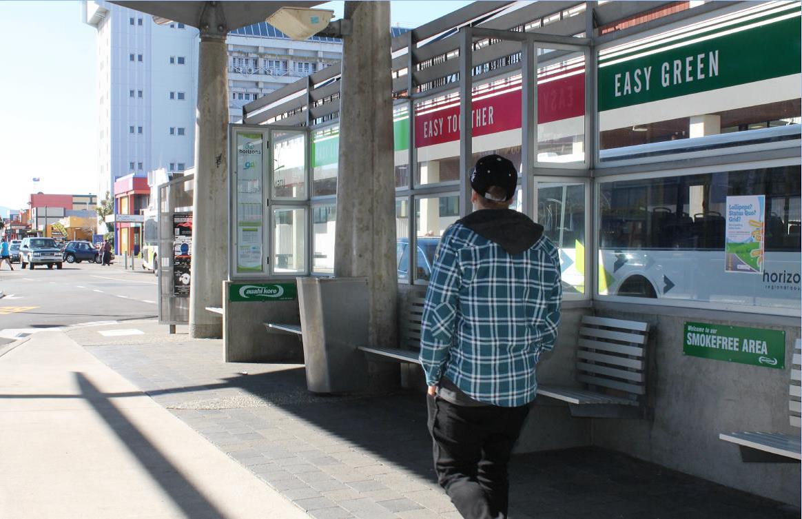 Smokefree bus stop