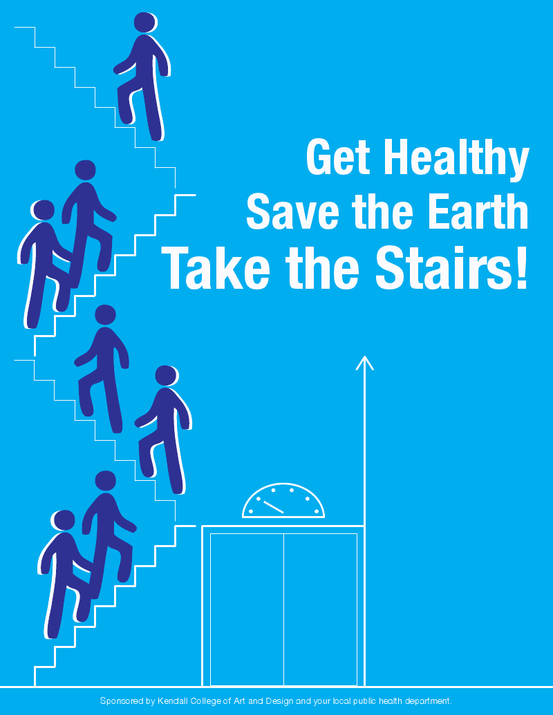 take the stairs 