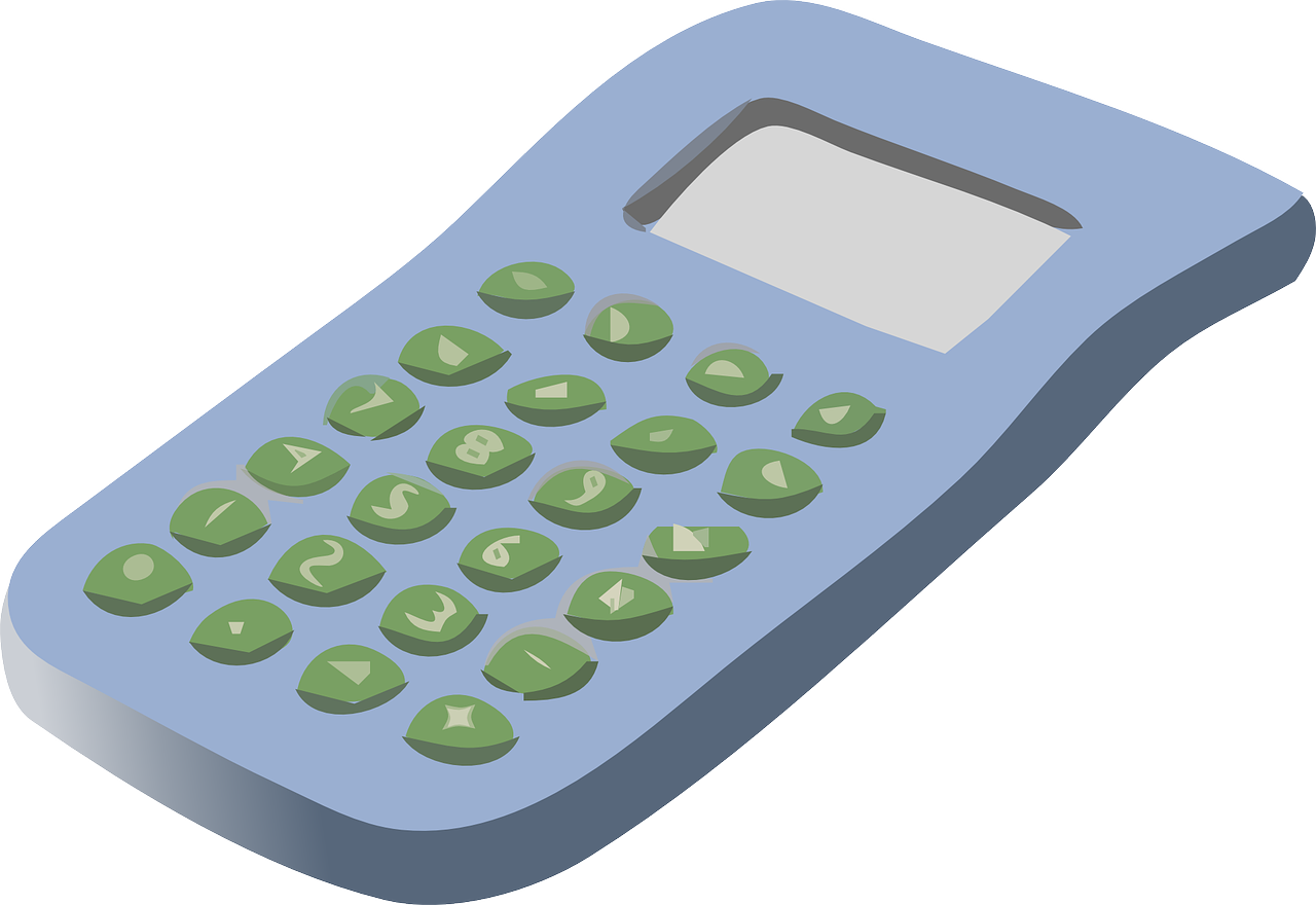 stylised calculator