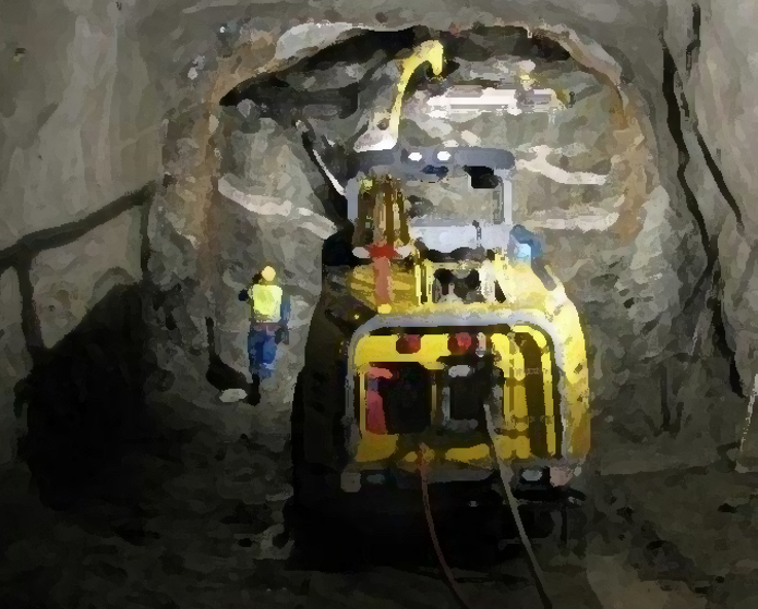 Miner and tunneling machine - Pike River