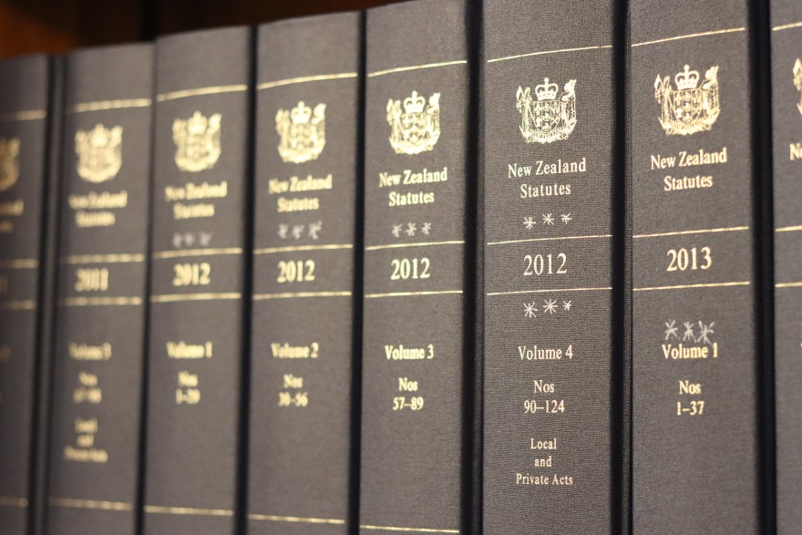 Statutes lined up