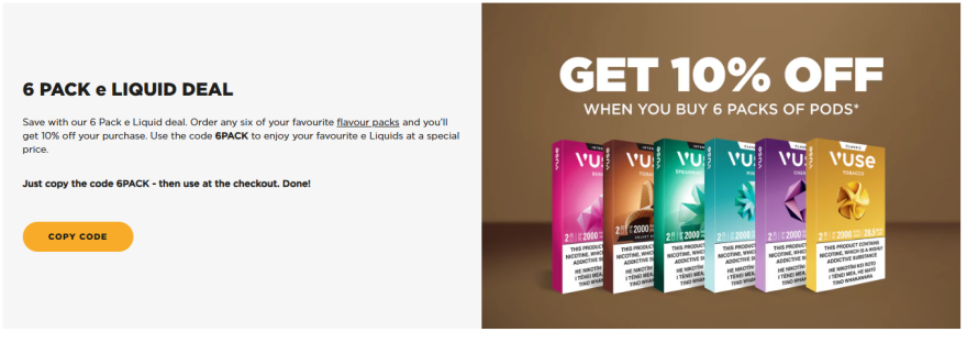 Get 10% off promotion 
