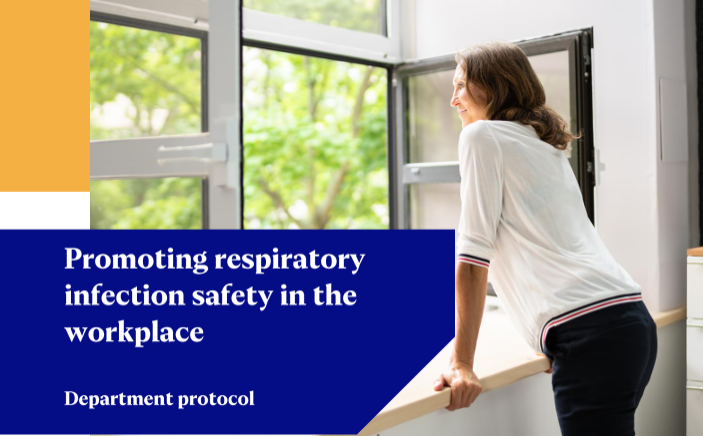 Headline promoting respiratory infection safety - open window