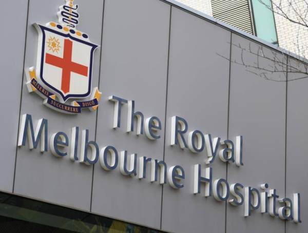 Royal Melbourne Hospital sign