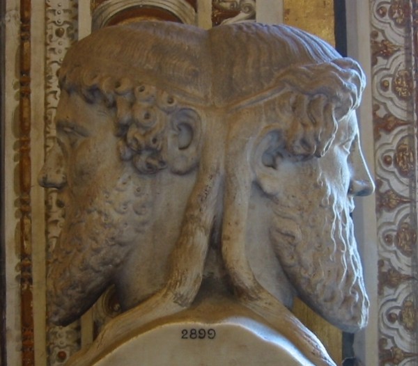 Janus sculpture in the Vatican 