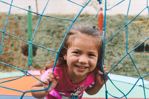 child in playground