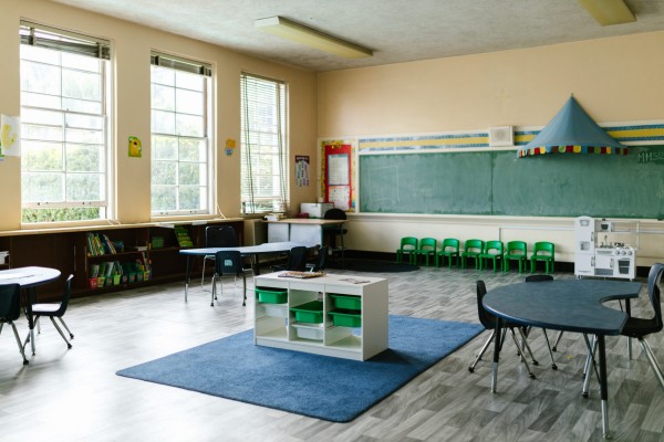 empty schoolroom