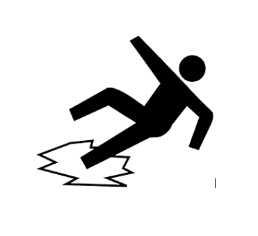 stick figure falling 