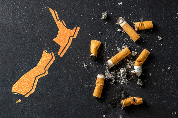 cigarette butts