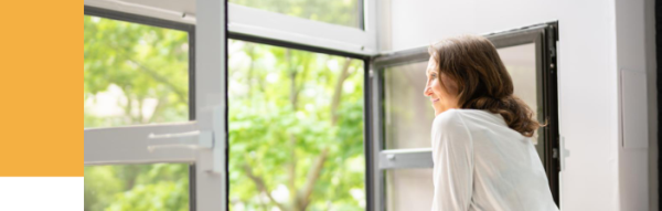 window open in workplace