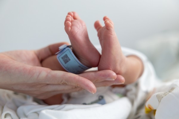 infant feet
